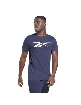 Camiseta Hombre Reebok Vector Logo Marino