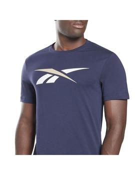 Camiseta Hombre Reebok Vector Logo Marino