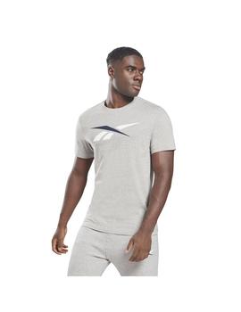 Camiseta Hombre Reebok Vector Logo Gris