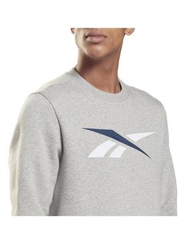 Sudadera Hombre Reebok Essentials Vector Gris