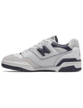 Zapatilla Hombre New Balance 550 Blanco Marino