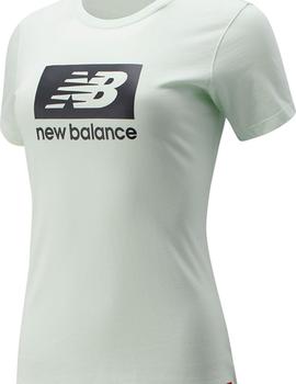 Camiseta Mujer New Balance Verde