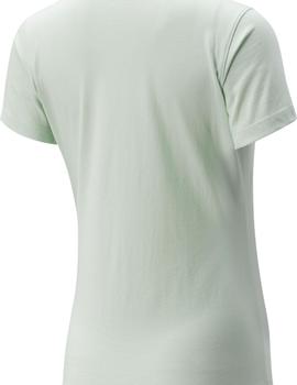 Camiseta Mujer New Balance Verde