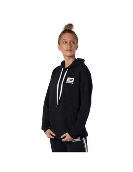 Sudadera Mujer New Balance Negra