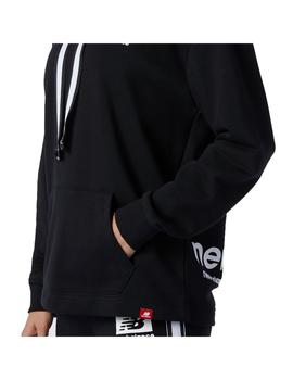 Sudadera Mujer New Balance Negra