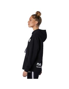 Sudadera Mujer New Balance Negra