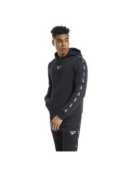 Sudadera Hombre Reebok Tape Negra