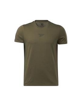 Camiseta Hombre Reebok Tape Verde