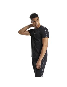 Camiseta Hombre Reebok Tape Negra