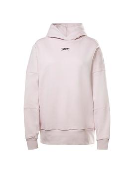 Sudadera Mujer Reebok Retro Oversized  Rosa