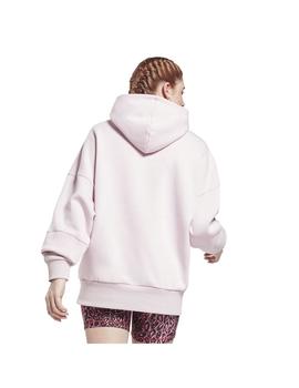 Sudadera Mujer Reebok Retro Oversized  Rosa