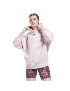 Sudadera Mujer Reebok Retro Oversized  Rosa