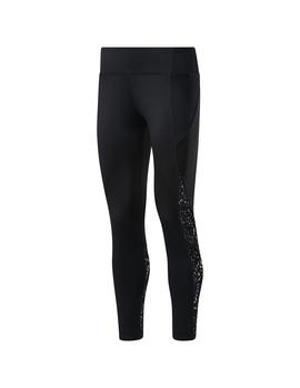 Malla Mujer Reebok Running Printed Negro