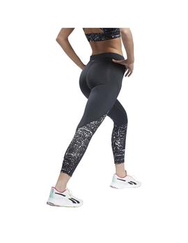 Malla Mujer Reebok Running Printed Negro