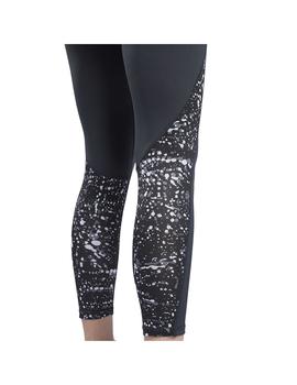 Malla Mujer Reebok Running Printed Negro