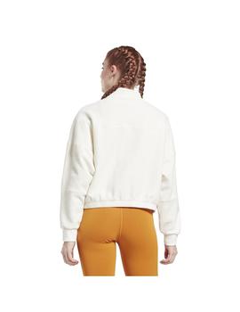 Sudadera Mujer Reebok New Fashion Crema