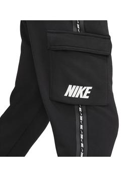 Pantalón Hombre Nike Repeat FLC Cargo Negro