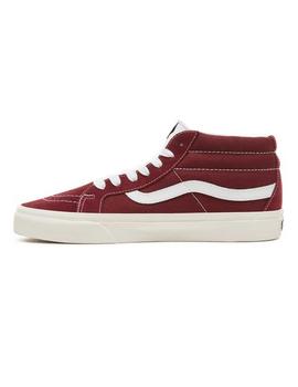 Zapatilla Vans Sk8 Mid Mujer Granate