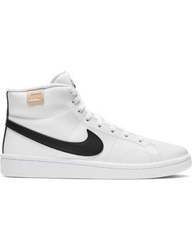 Zapatilla Hombre Nike Court Royale2 Mid Blanca Negra