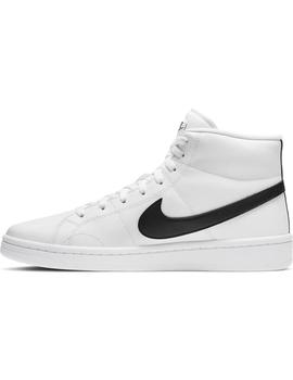 Zapatilla Hombre Nike Court Royale2 Mid Blanca Negra