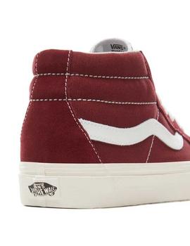 Zapatilla Vans Sk8 Mid Mujer Granate