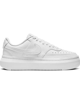 Zapatilla Mujer Nike Court Vision Plt Blanca