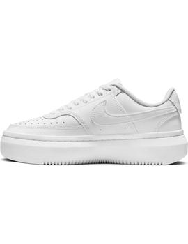 Zapatilla Mujer Nike Court Vision Plt Blanca