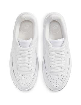 Zapatilla Mujer Nike Court Vision Plt Blanca