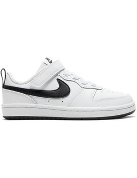 Zapatilla Niño Nike Court Boirough Blanco Negro