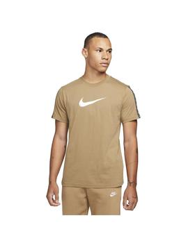 Camiseta Hombre Nike Repeat Marron