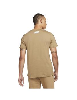 Camiseta Hombre Nike Repeat Marron