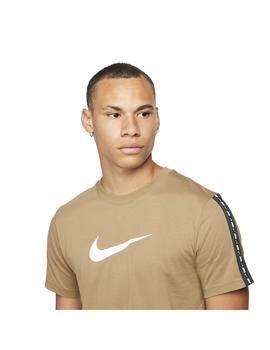 Camiseta Hombre Nike Repeat Marron