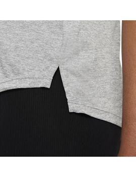 Camiseta Mujer Nike Dri-FIT One Gris