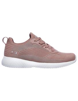 Zapatilla Mujer Skechers Bobs Squad Rosa