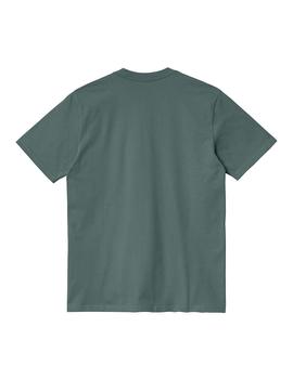 Camiseta Hombre Carhartt WIP Script Verde