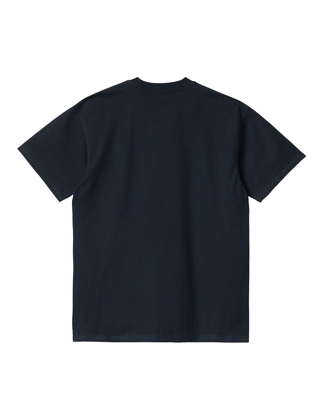 Camiseta Hombre Carhartt WIP American Script Marino