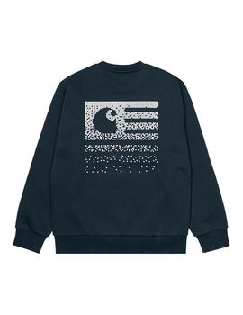 Sudadera Hombre Carhartt WIP Fade State Marino