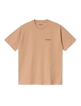 Camiseta Mujer Carhartt WIP Script Marrón