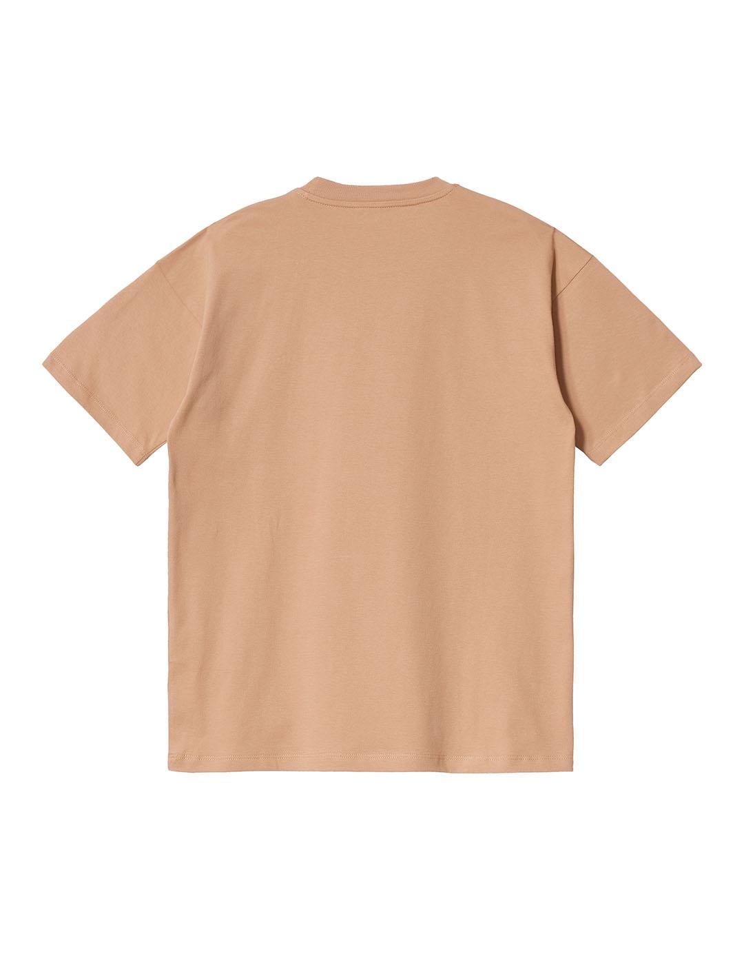 Camiseta Mujer Carhartt WIP Script Marrón
