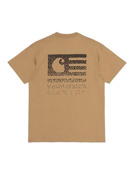 Camiseta Hombre Carhartt WIP Fade State Marrón