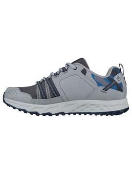 Zapatilla Hombre Skechers Escape Plan Gris/Marino