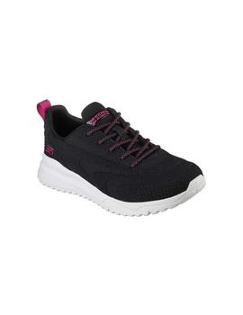 Zapatilla Mujer Skechers Bobs Sports Squad 3 Negro