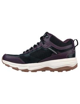 Bota Mujer Skechers GORun Trail Negro/Morado