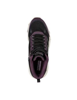 Bota Mujer Skechers GORun Trail Negro/Morado