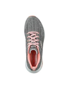 Zapatilla Mujer Skechers Arch Fit Gris/Rosa