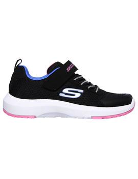 Zapatilla Niña Skechers Dynamic Negro/Rosa