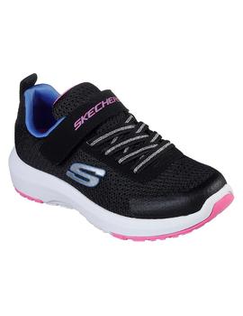 Zapatilla Niña Skechers Dynamic Negro/Rosa