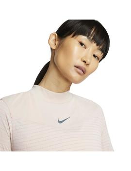 Camiseta Mujer Nike  Run Rosa