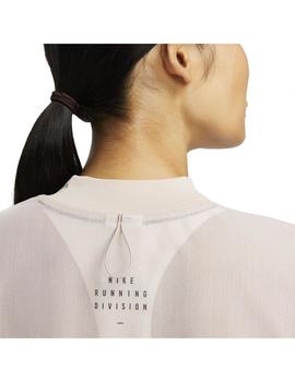 Camiseta Mujer Nike Dri-FIT Run Rosa