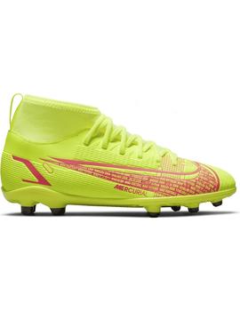 Bota Futbol Niño Nike Surperfly Club Fluor